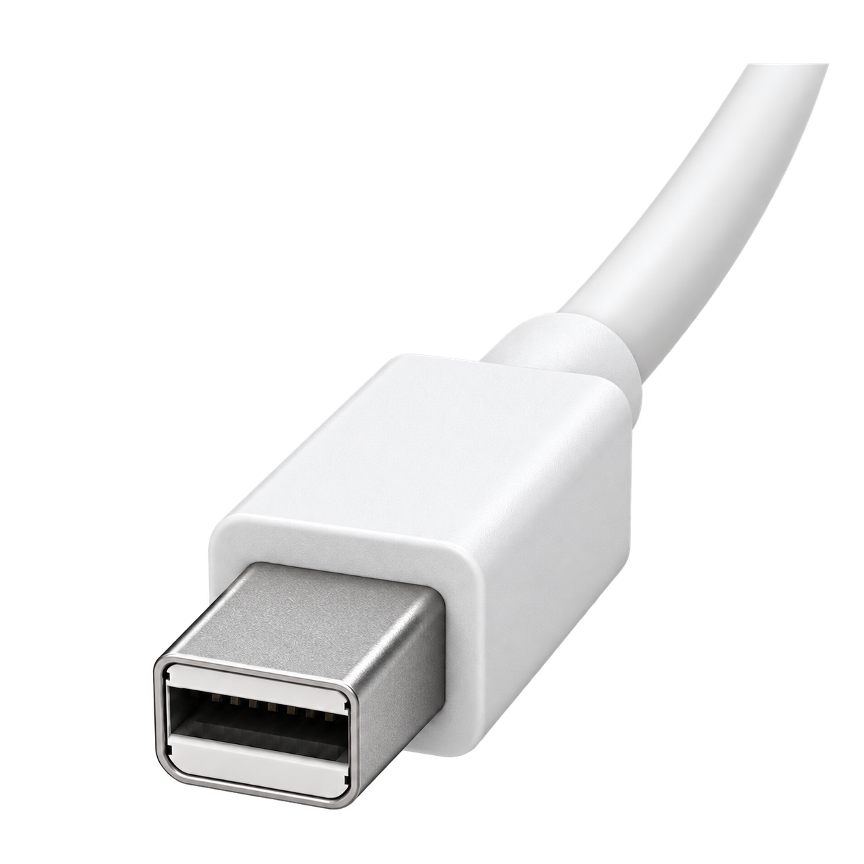 Mini DisplayPortのケーブル側端子の形状